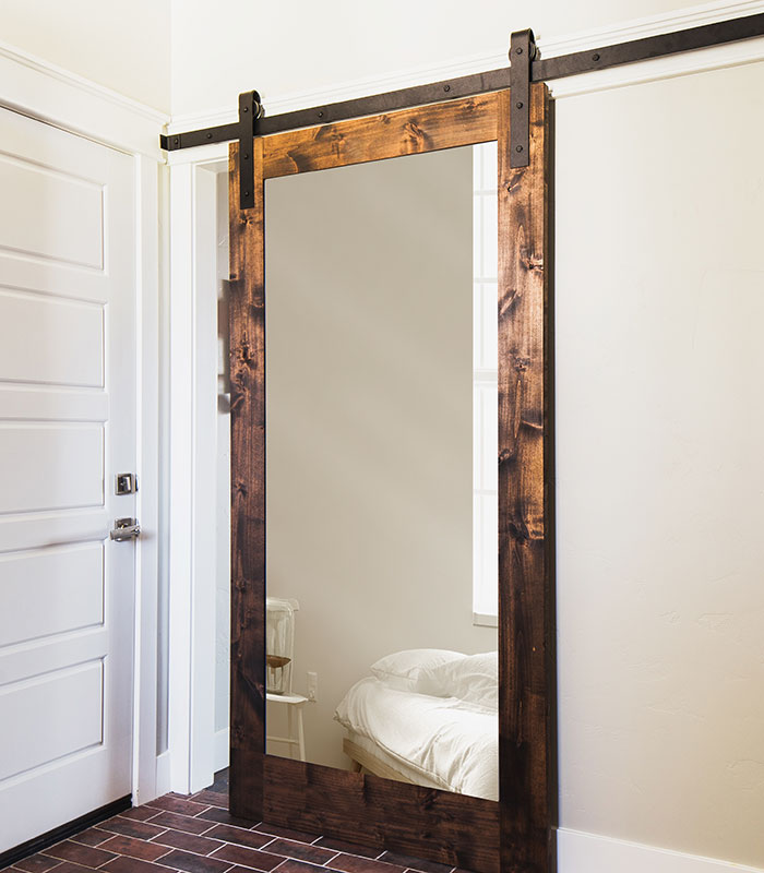 Benefits of a Mirror Barn Door Artisan Hardware